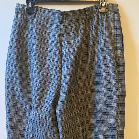 Vintage Pleated Plaid Trousers - Picture 4 of 6
